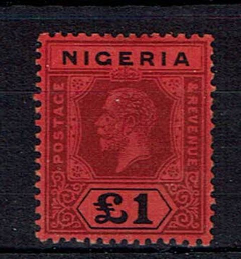 Image of Nigeria & Territories ~ Nigeria SG 12ba LMM British Commonwealth Stamp